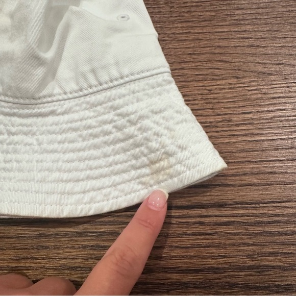 White Bucket Hat - Picture 4 of 4